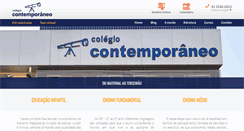 Desktop Screenshot of colegiocontemporaneo.com.br