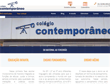 Tablet Screenshot of colegiocontemporaneo.com.br